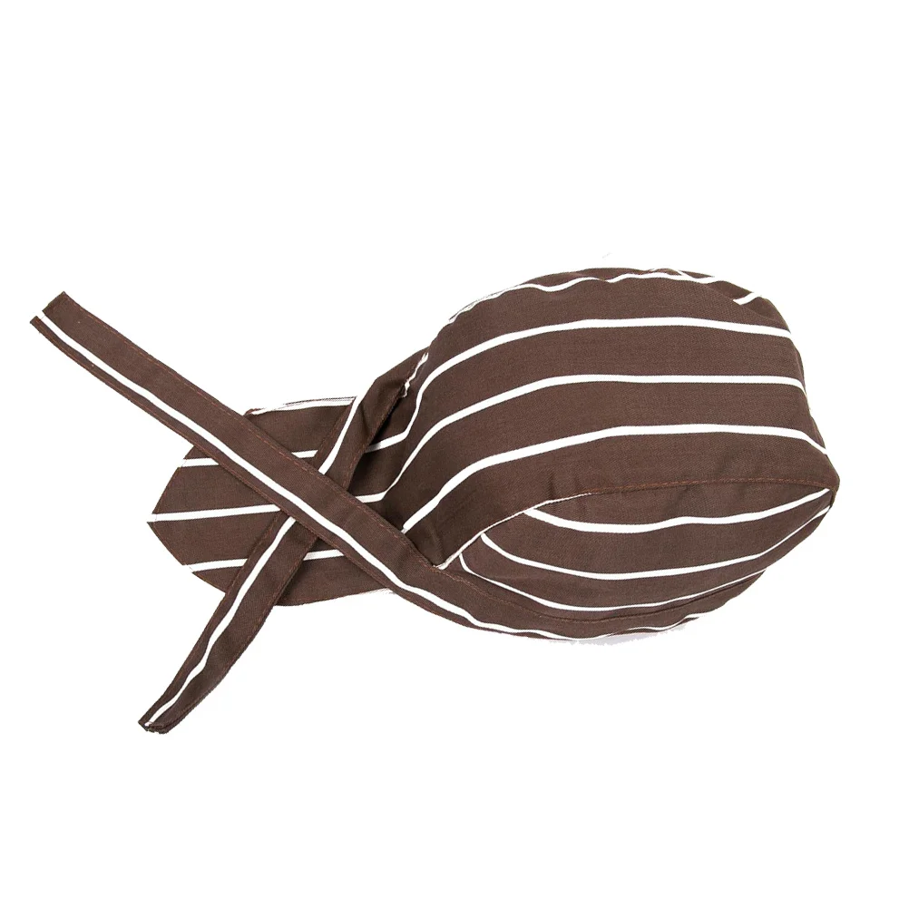 Czapka kelnerska piracka, czapka kucharska w paski, pyłoszczelna czapka kucharska, czapka robocza kelnerska do restauracji, uniform kucharski