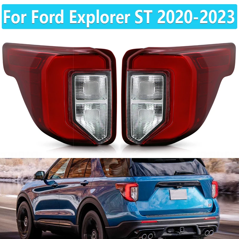 Tail Light for Ford Explorer ST 2020 2021 2022 2023 Car LED Rear Tail Light Brake Stop Lamp Driving Lamp FO2800276 FO2801276