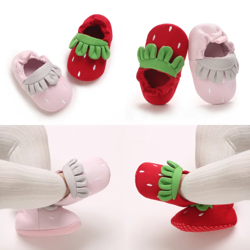 

Baby Shoes Cute Baby Slippers Boys and Girls Knitted Baby Shoes Cute Cartoon Anti slip Walking Shoes 0-18 First Walking Shoes