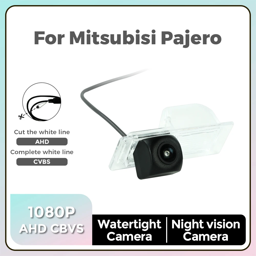 1080P AHD 170 °   Weites Sichtfeld, wasserdichte Rückfahrkamera mit Nachtsicht für Mitsubishi Triton L200 Hunter Sportero Strada MK4
