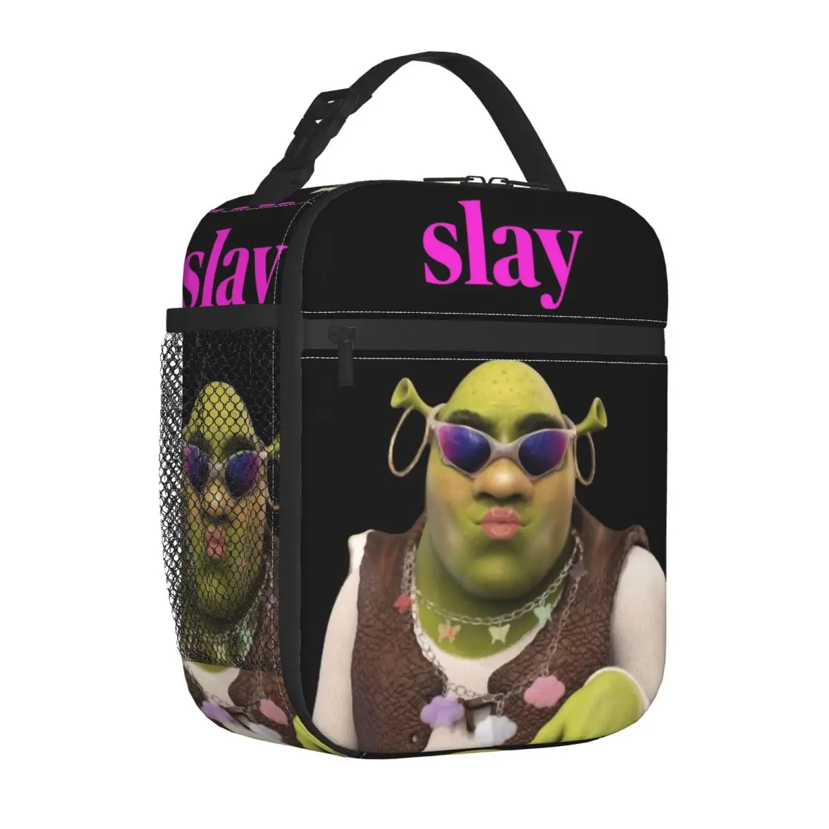 

Shreks Pun Funny Memes Thermal Insulated Lunch Bags for Office Portable Food Bag Thermal Cooler Food Box