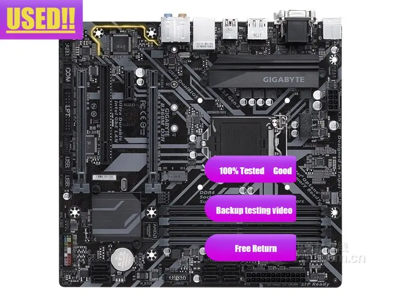 Gigabyte B360M D3H original LGA 1151 DDR4 B360 desktop E-sports game computer motherboards