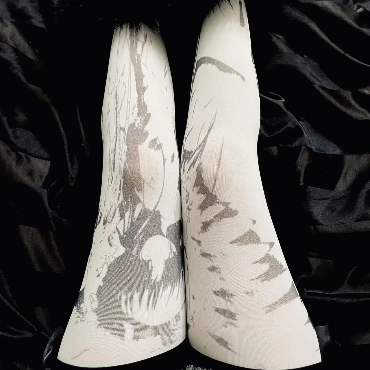 

Y2K 2000-х годов классический стиль милый шикарный женский комбинезон с принтом японский сладкий Kawaii утягивающие носки до бедра в стиле Лолиты эмо Gilrs