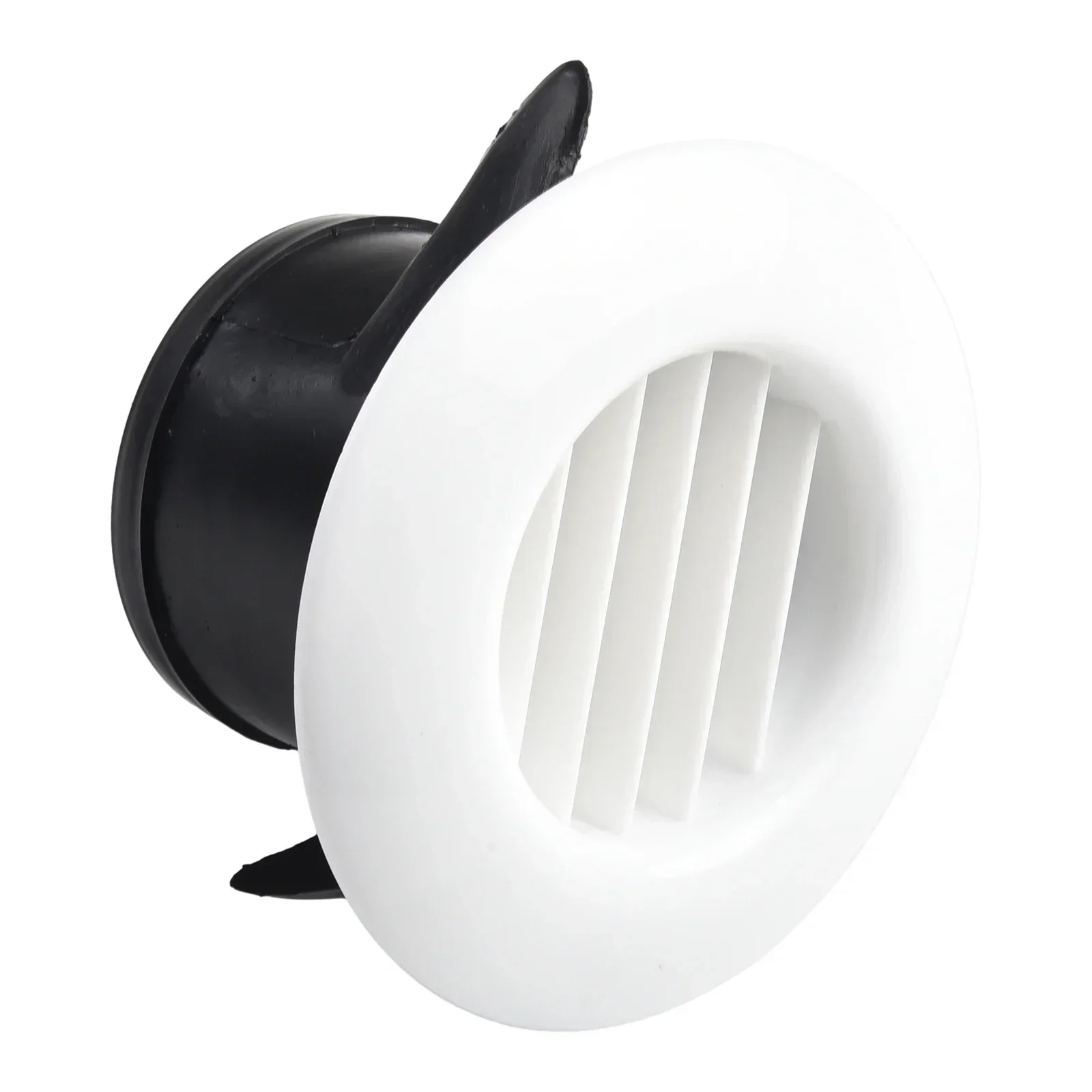 Circular Vent Air Vent ABS White+black 1 Pcs Ceiling Mounting Compact Kitchen Office Ventilation Wall Mounting