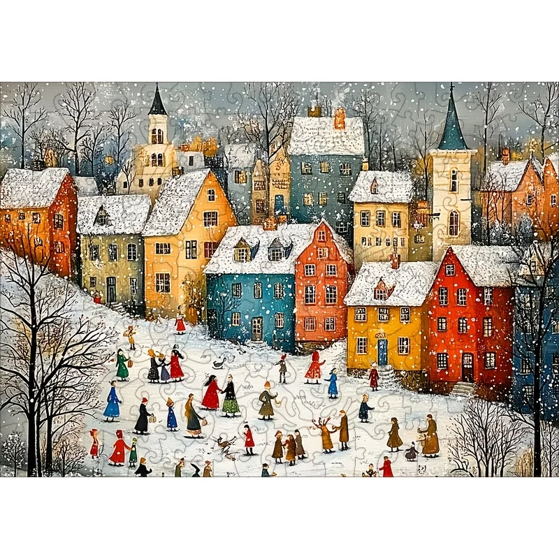 Colorful Winter Vil… - image