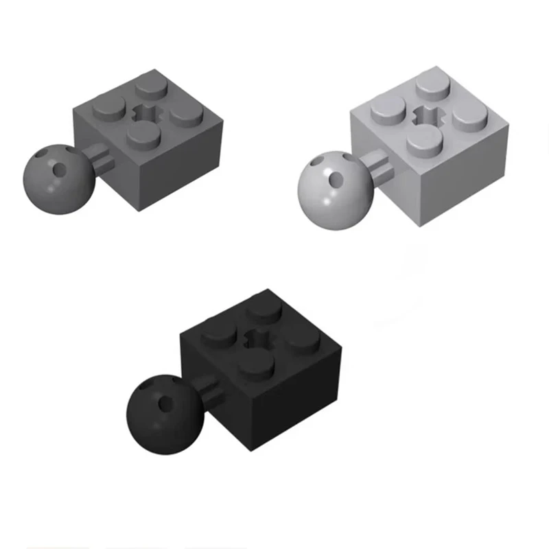 2 peças 57909 tijolos técnicos modificados 2x2 pontos com junta