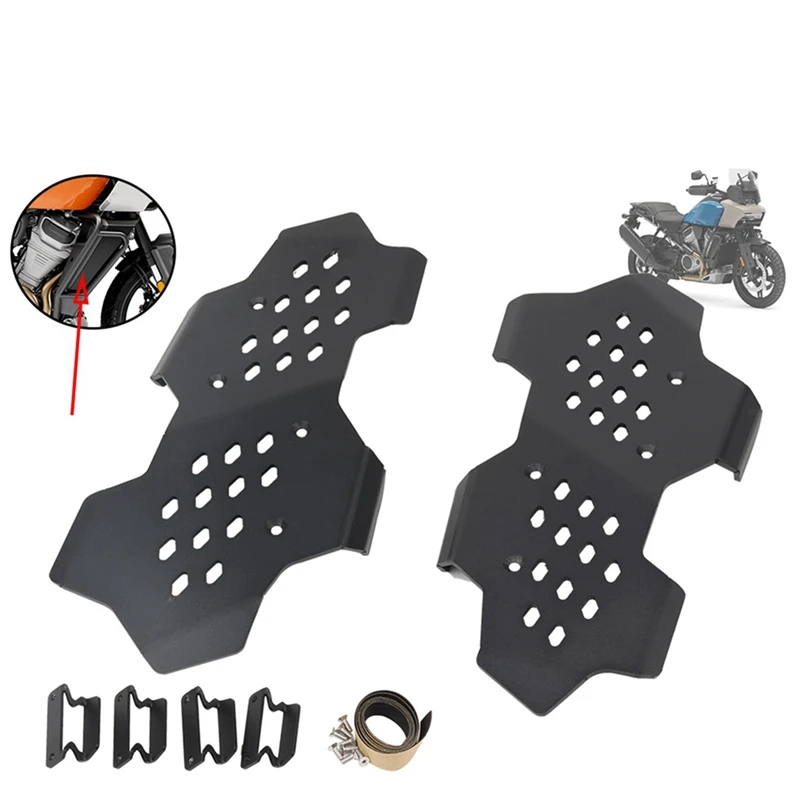 

AU04 -Motorcycle Engine Guards Cylinder Head Guards Fairing Protector Cover For Pan America 1250 1250S 2021-2023