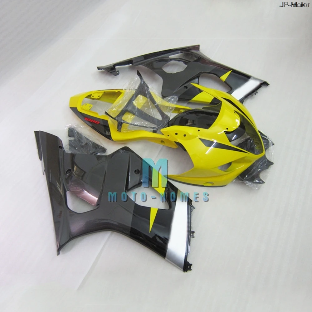 ABS Fairing Kits for GSXR1000 2003 2004 GSXR 1000 K3 03 04 100% Fit  Rebuild Yellow Black