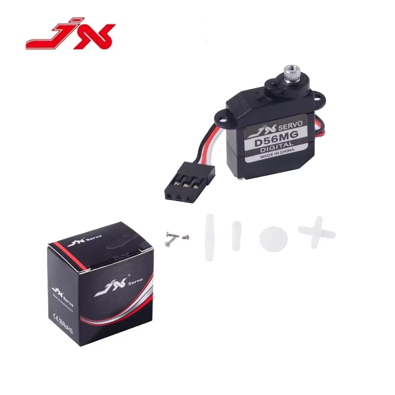 JX Servo PDI-D56MG 5.6g Metal Gear Digital Coreless Servo 0.89KG for RC Car Helicopter Robot Airplane Aircraft Drone DIY