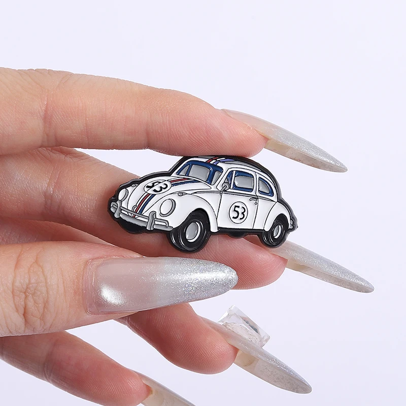 Music Album Car Cover Brooch Enamel Pins Creative Retro 53 Car Brooches Backpack Lapel Badge Funny Jewelry Gift for Fans Friends