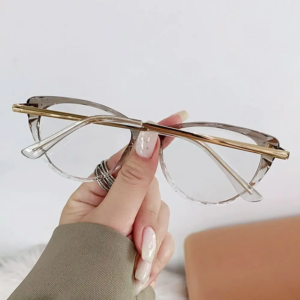 Eye Protection Anti-Blue Light Glasses Blue Ray Blocking Ultralight Round Eyeglasses Metal PC Optical Spectacle Eyeglass Office