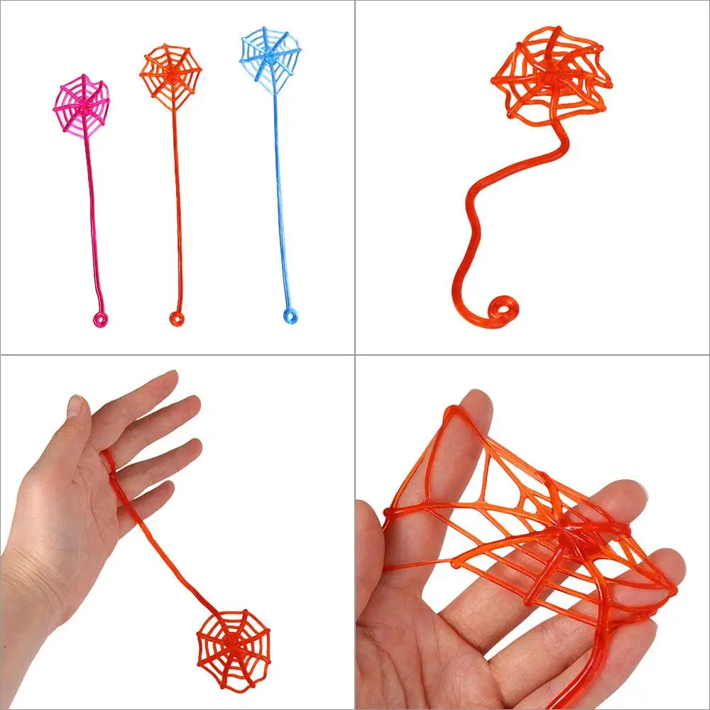 ของเล่นสำหรับเด็กในวันฮาโลวีน ไส้พินาต้า ใยแมงมุมยืดหยุ่นเหนียว ใยแมงมุมยืดหยุ่นเหนียว