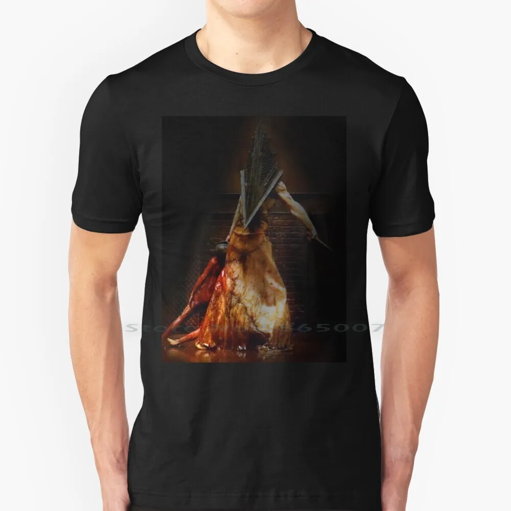 Silent Hill Pyramid Head Artwork Three T Shirt Cotton 6XL Silent Hill Artwork Silent Hill Duve Silent Hill Tapastry Silent Hill