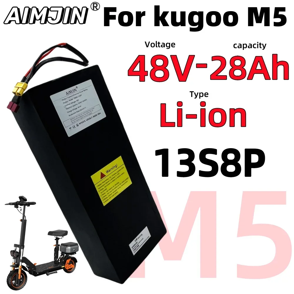 13S8P 48V 28Ah Kugoo M5 Kirin Electric Scooter/Bicycle Powerful Motor 18650 Original Lithium Battery