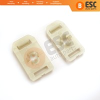 ESC Auto Parts EWR5032 2 Pieces Window Regulator Repair Sash Clips For Mercedes W203 C Class C230 C240 C320 C55 AMG C32 AMG