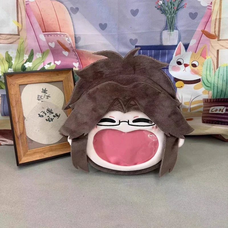 Venta al por mayor Anime papel Hange Kawaii cara grande Cosplay Itbag Lolita niñas bolsos de hombro mochila de felpa divertida cartera decoración Fans regalo