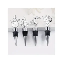 Wine Stoppers Christmas Deer Christmas Tree, Christmas Snowman Wine Stoppers Wine Stoppers Creative Cute Wine Stoppers