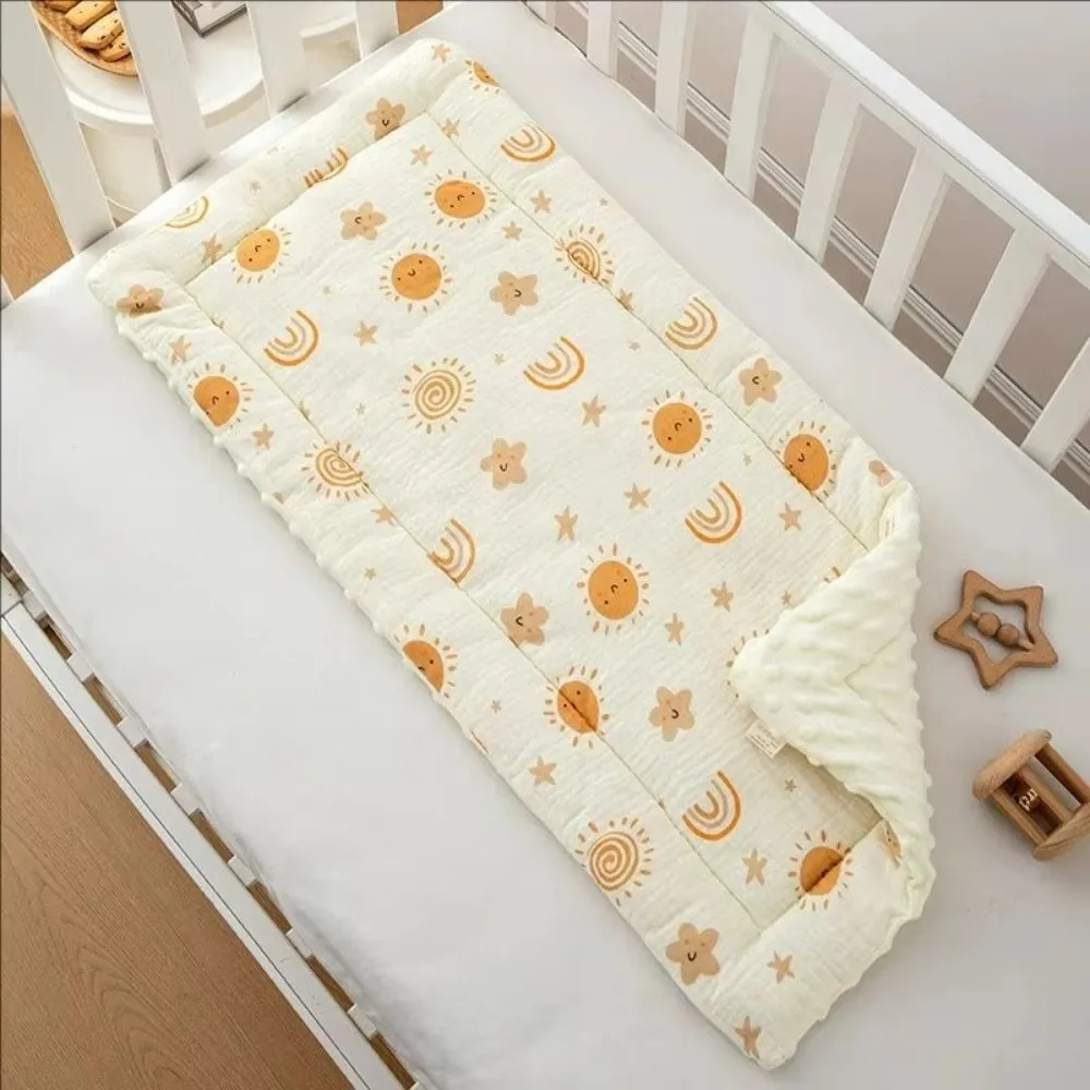 

Comfortable Cartoon Baby Stroller Cushion Rainbow Rabbit Trolley Mattress Square Soft Baby Seat Cushion Toddler