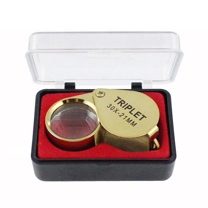 30X Handheld Jeweler's Loupe - Precision Diamond & Gem Magnifier, Uncharged, Pocket-Sized For Professionals And Collectors