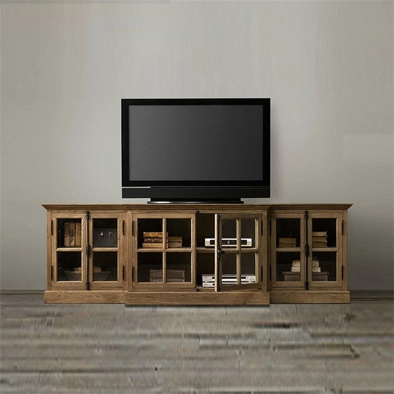 

Combination living room heaven and earth lock solid wood locker coffee table TV cabinet