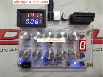 Automotive ECU OBD Simulator J1939 OBDII CAN Bus Development Test Tool