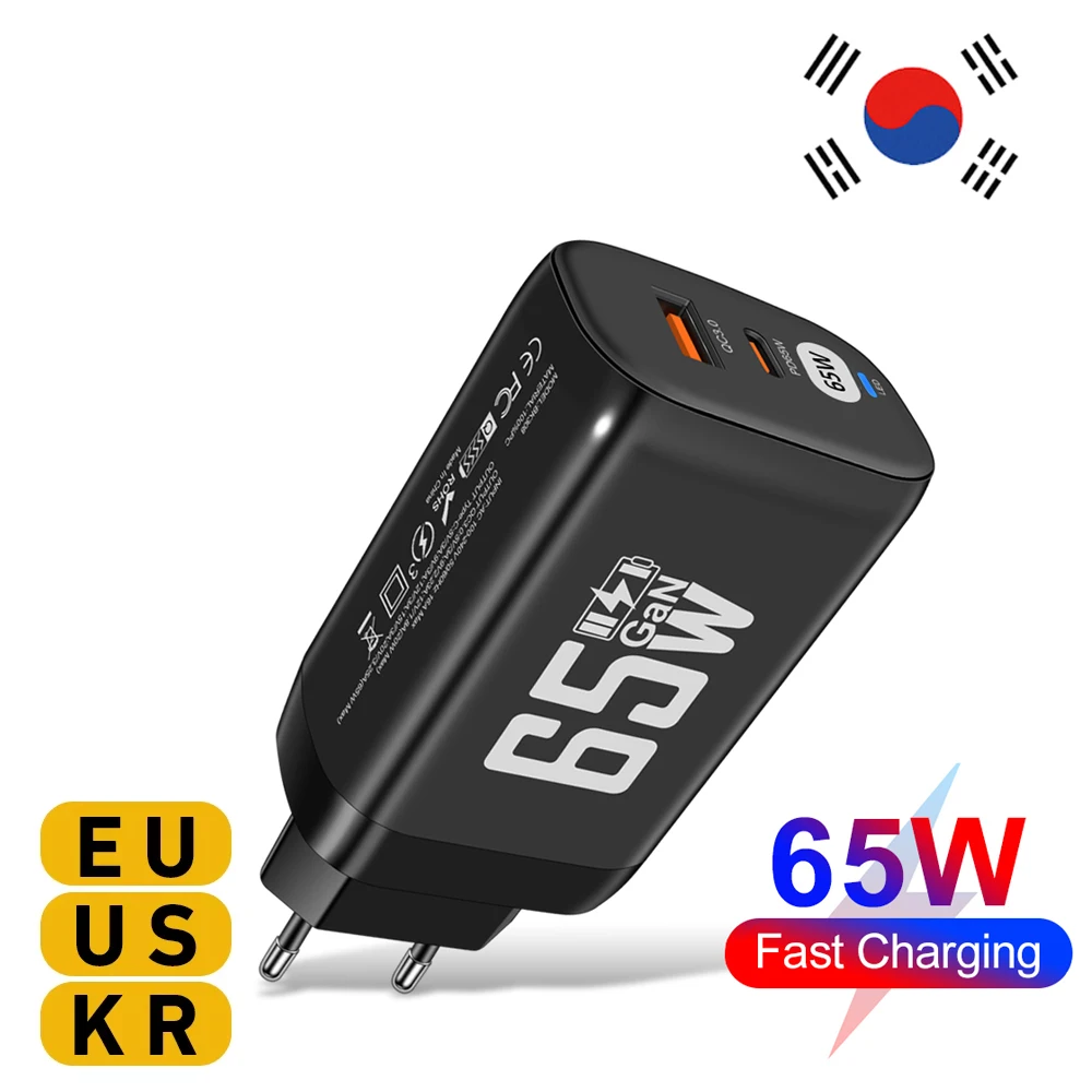Samsung 65W USB PD Wall Charger LED Display USB Fast Charging Adapter For Laptop Macbook Air Pro iPad iPhone15 14 Pro Max Samsung Xiaomi - Aliexpress Deal