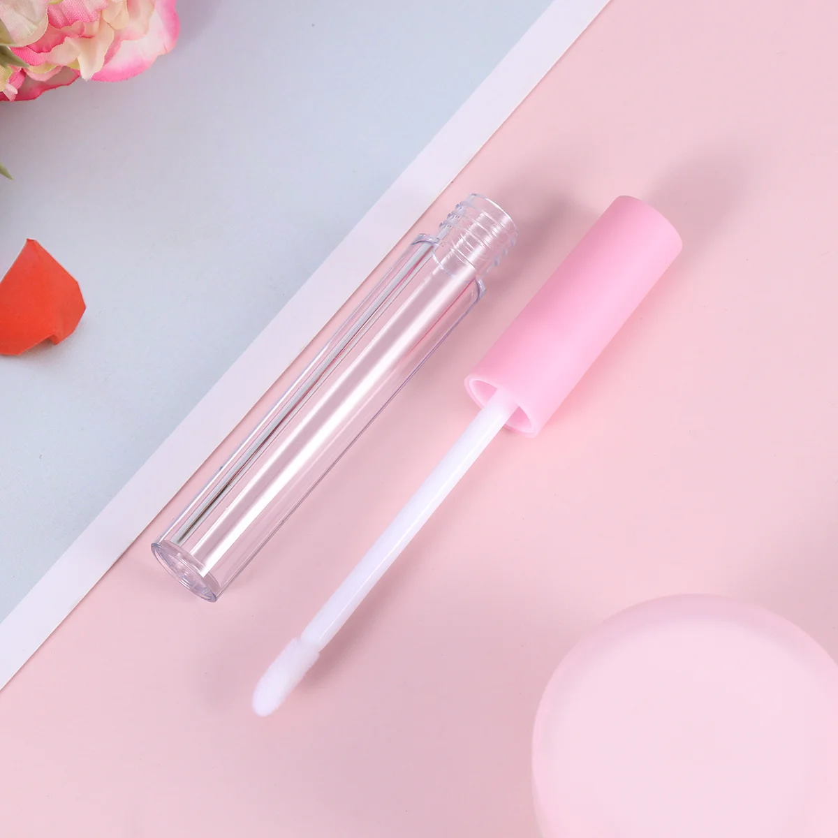 

10pcs 2.5Ml Tubes Transparent Gloss Tube For Travel Mini Empty Lip Container Refillable Lip Oil Bottle Labial Glair Tube