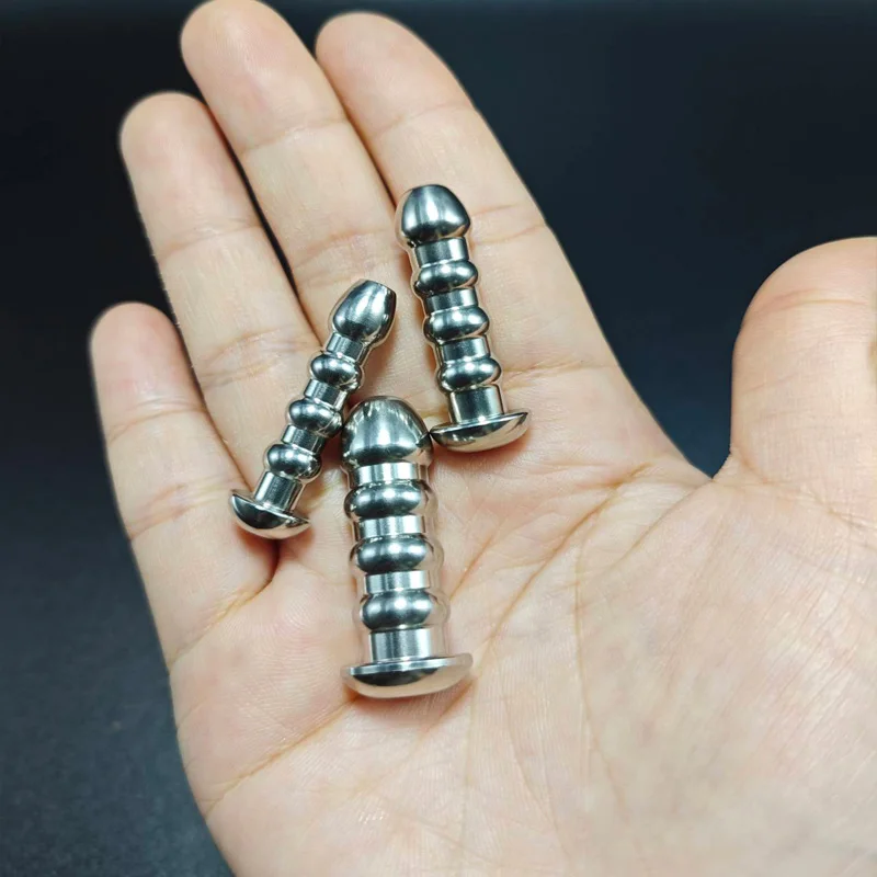 Male Stainless Steel uretra Plug uretra Dildo terdengar Penis Plug uretra merangsang Dilator masturbasi batang mainan seks untuk pria