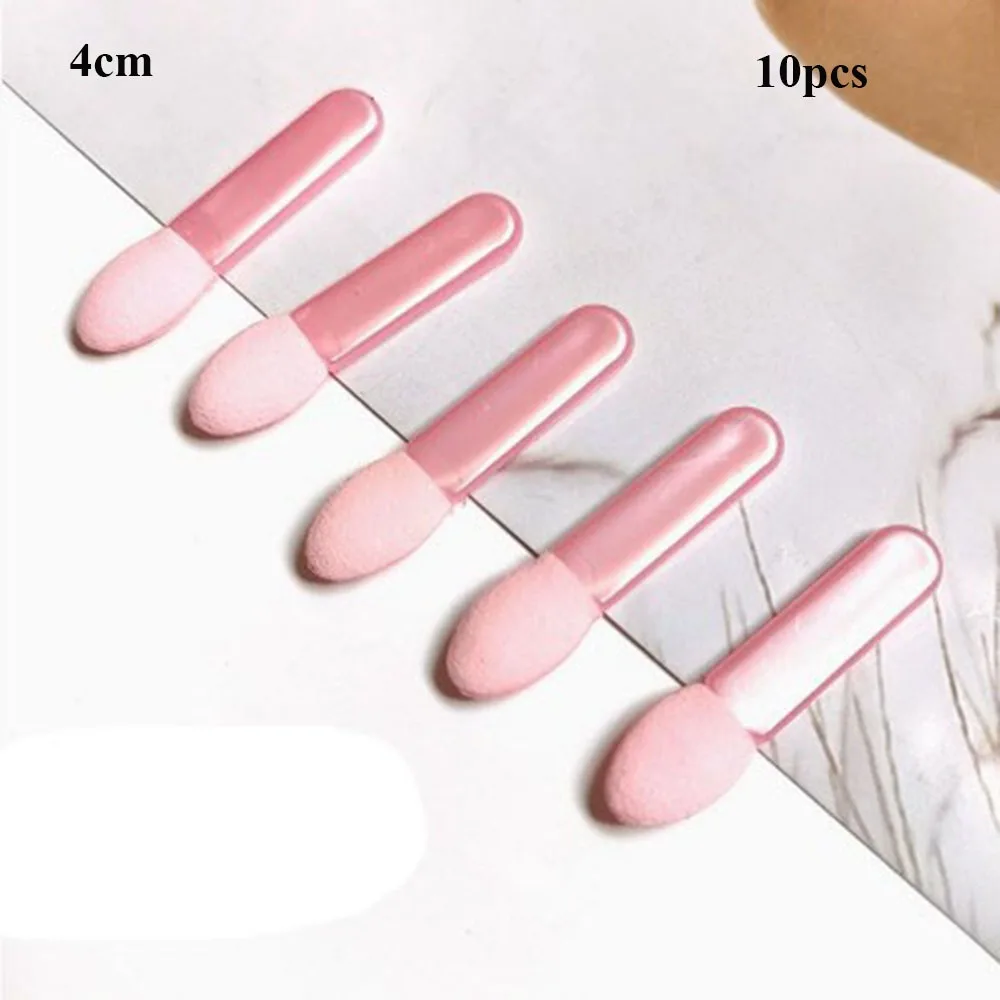 10pcs Double/Single Sided Eyeshadow Stick Brush Multicolors Professional Disposable Eyeshadow Brush Portable Beauty Kit Brush