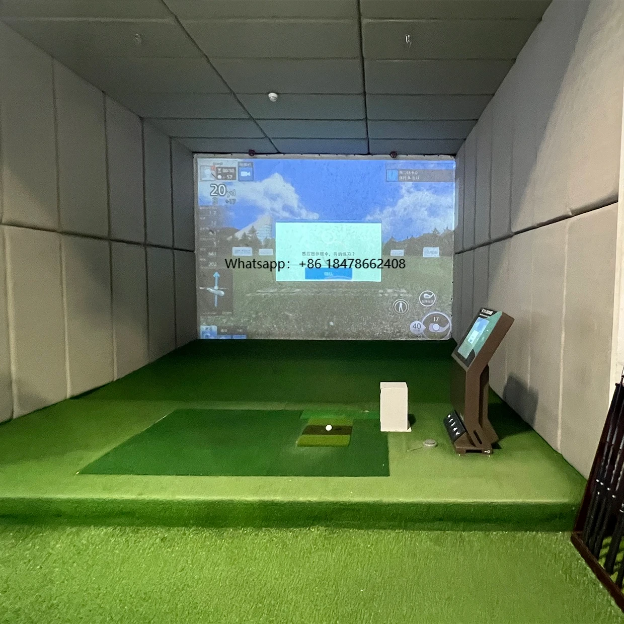 

LJ Factory Price Indoor Golf Simulator Sports Golf Trainer for Amusement Park for Training and Fun