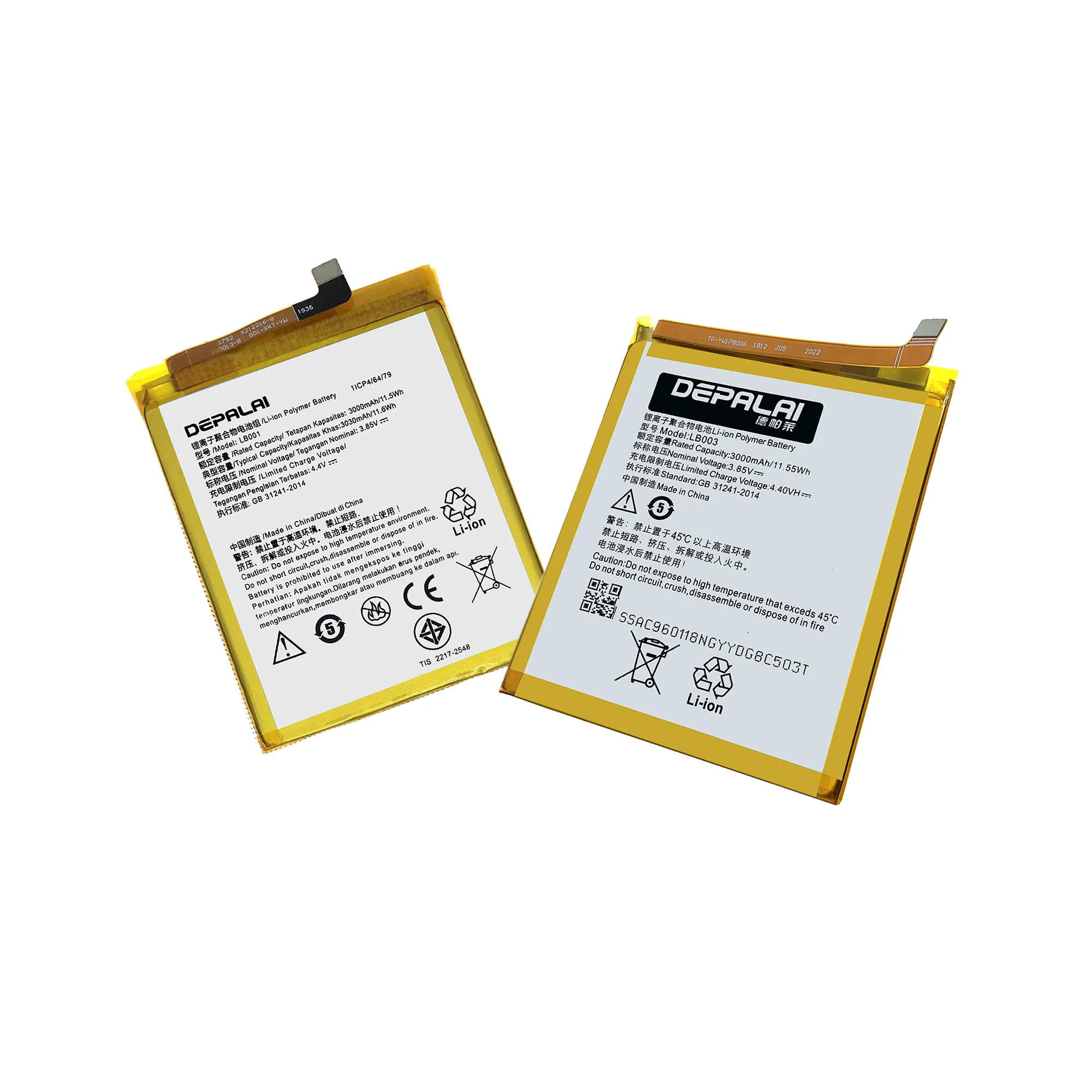 LB001 LB002 LB003 Battery For Lenovo K320T S5 K520 Battery K350T K5 Batteries