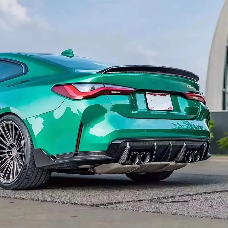 For BMW M3 G80 M4 G82 G83 2021+ MP Style Carbon Fiber Car Rear Bumper Diffuser Rear Splitters Spoiler Back lip Auto Partbody kit