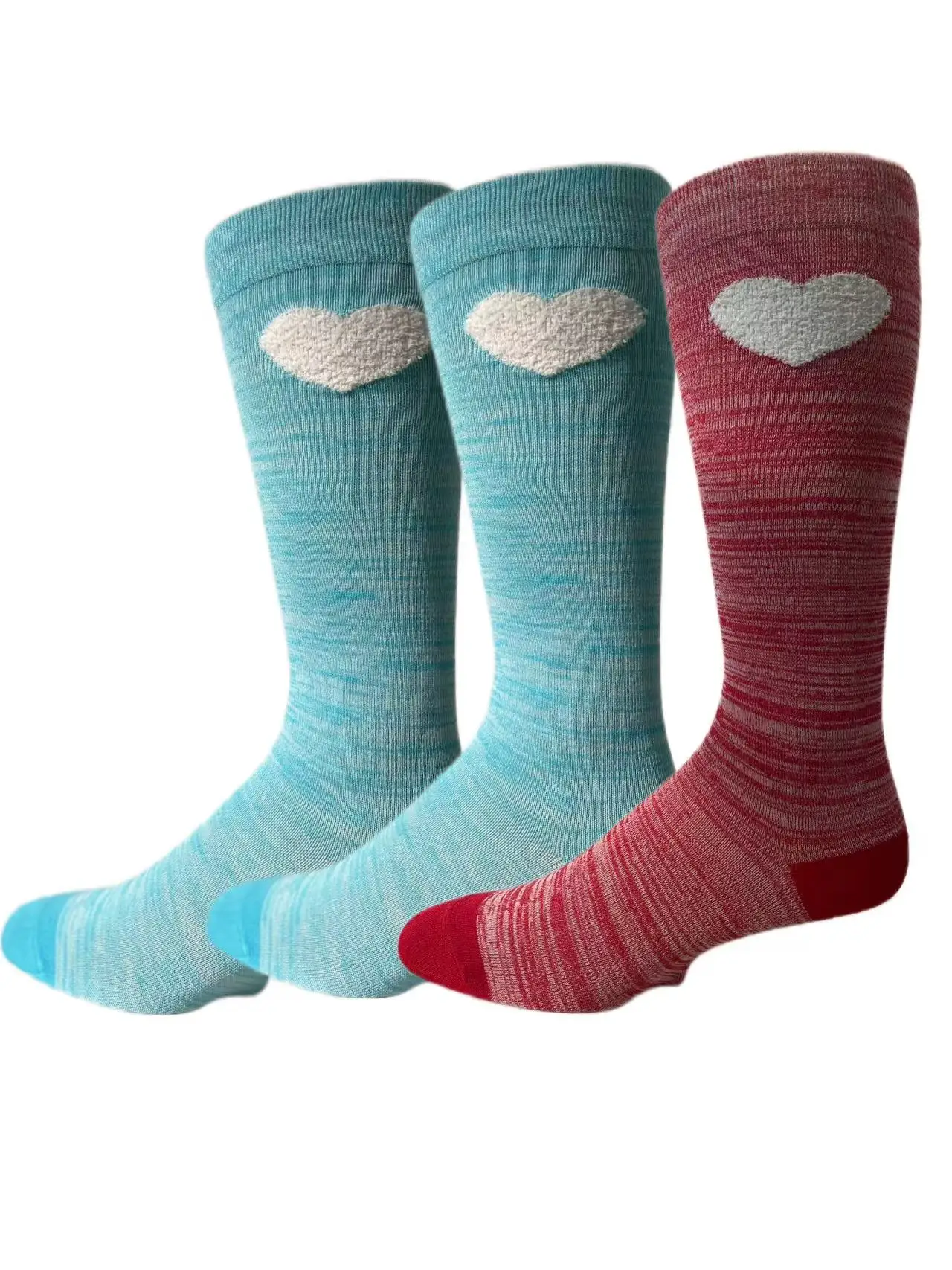 Senhoras meninas quatro estações meia casual fibra verde material ecológico anti-microbiano e absorção função coração design de moda