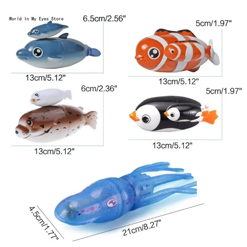 124D Barco água flutuante nadador peixe elétrico brinquedo segurança para chá bebê brinquedos sem mordida