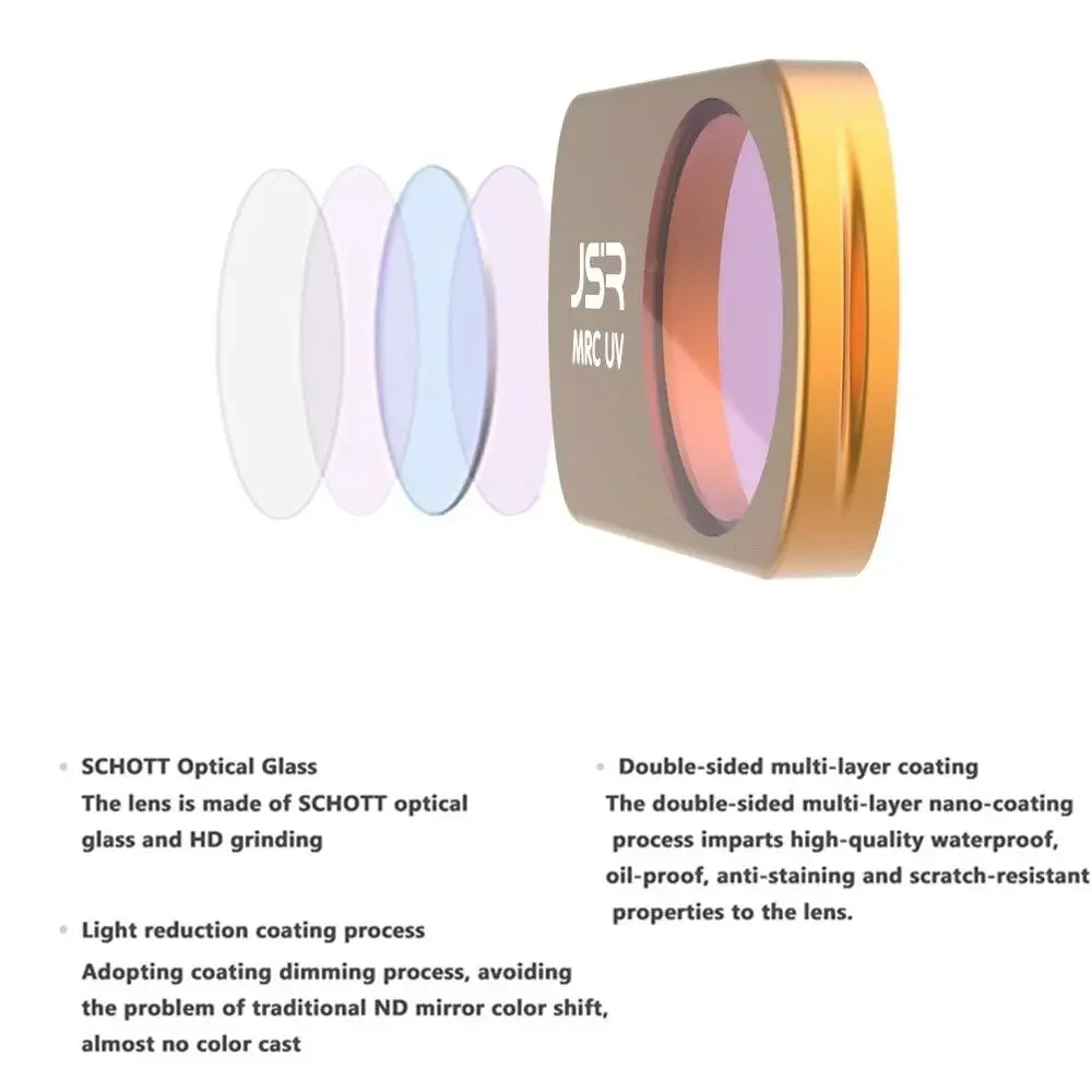 Drone ตัวกรองสําหรับ DJI Mavic Mini กล้องเลนส์กรอง UV CPL ND-PL 8 16 32 64 Star Filter ชุดอุปกรณ์เสริม