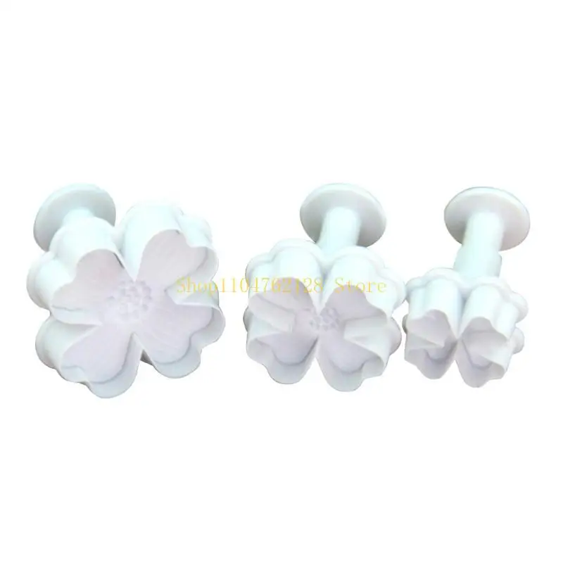 3 куски DIY Fondant Rutters Fondant Flom