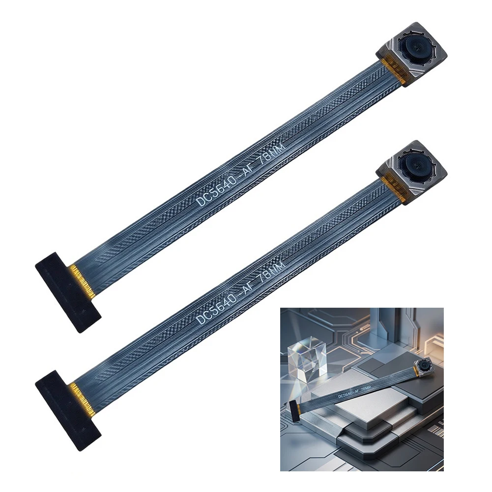 Two 5MP OV5640 Camera Modules with 120 Degree for Ultra Wide Angle Lens and Digital Autofocus for STM32 Based Vision