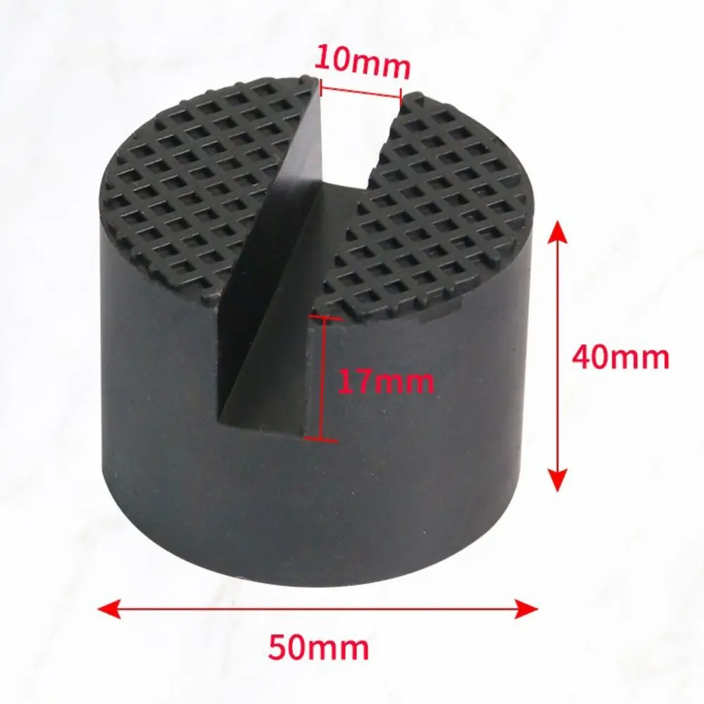 دائم سيارة جاك وسادة مطاطية مشقوق السكك الحديدية الهيدروليكية رفع وسادة مطاطية الطابق المقبس ارتداء مقاومة مشقوق جاك حامل الوسادة