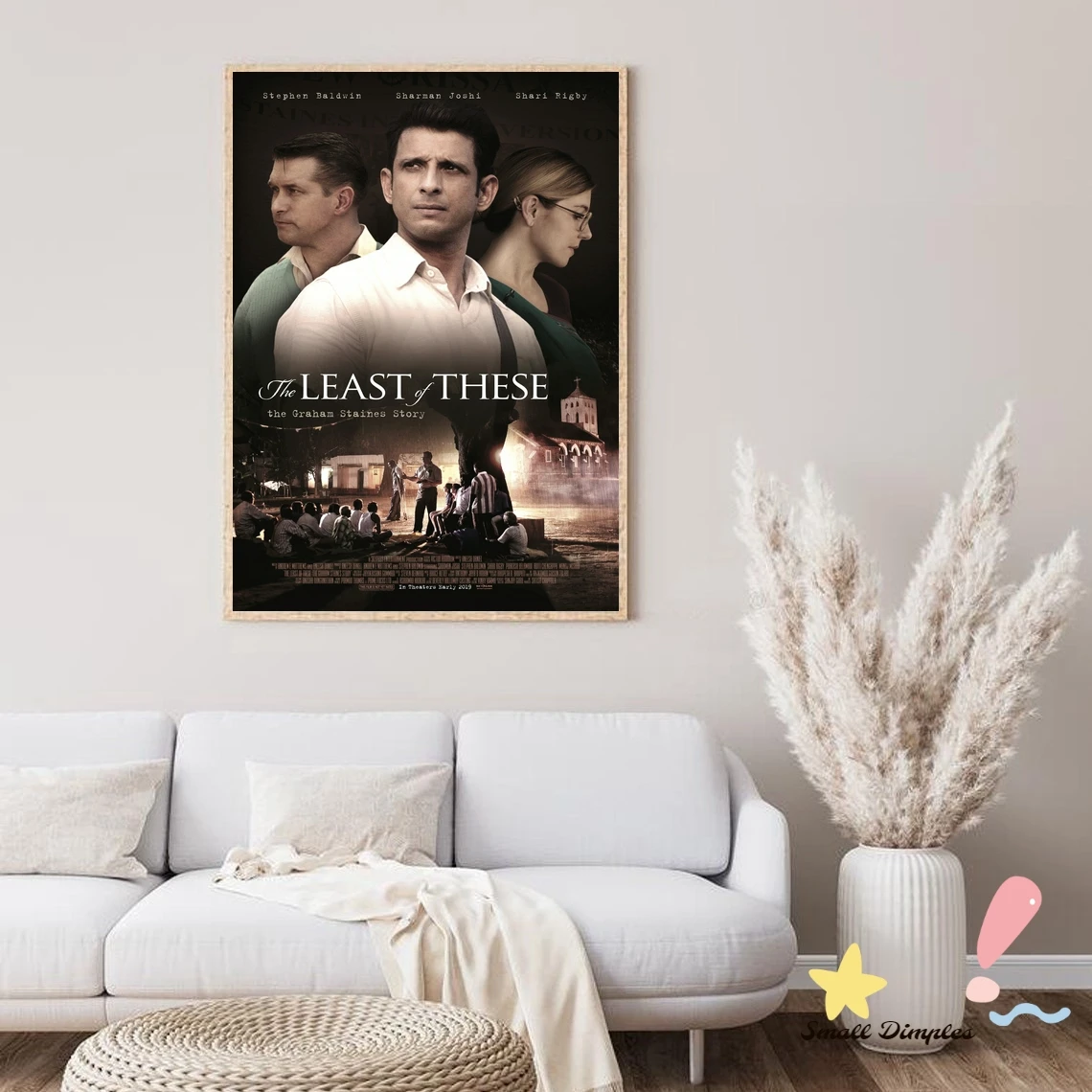 The Least Of These The Graham Staines Story Movie Poster Canvas Art Print Home Decoration Wall Painting ( No Frame )