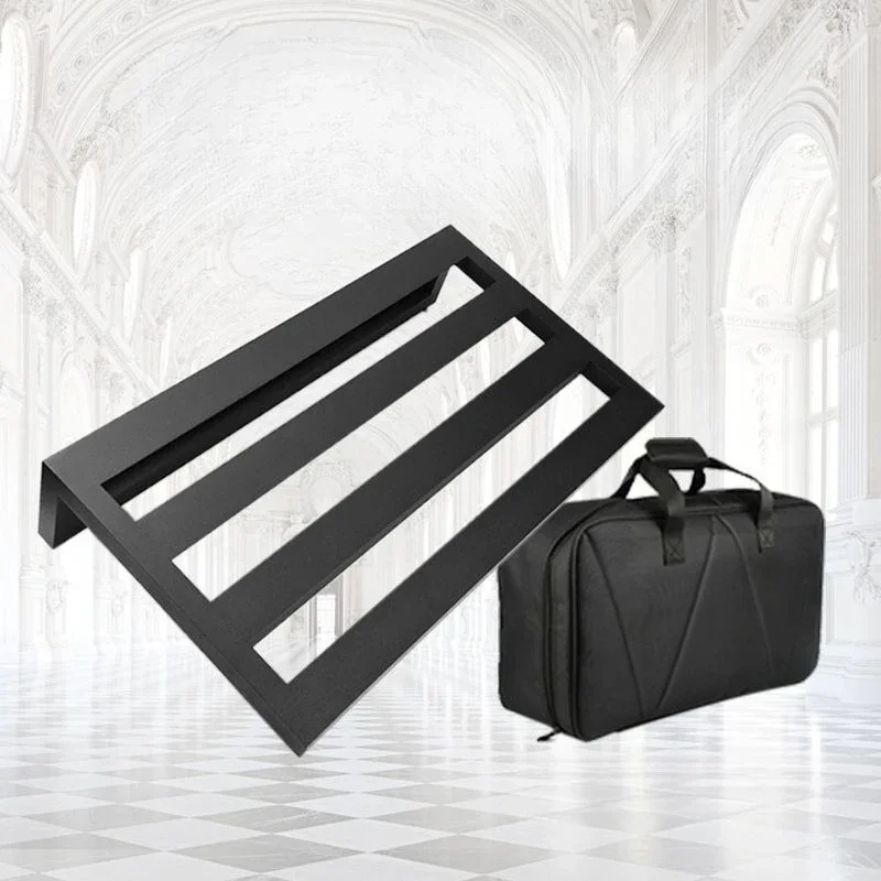 

Professional electric guitar effect board, track board set, fixed shelf board, aluminum alloy belt bag set accessories