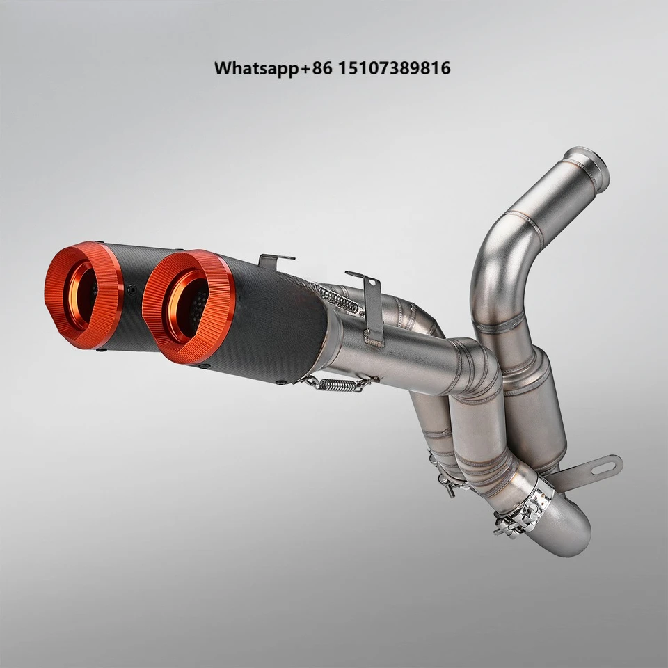 

Duke 125 250 390 KTM390 RC390 RC250 2017-2020 Motorcycle Exhaust System Modify Mid Link Pipe High Position AR Muffler