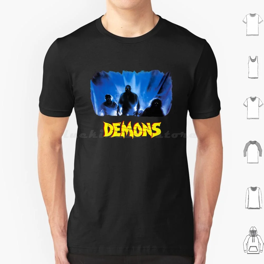 Demons T Shirt 6Xl Cotton Cool Tee Demons Demoni Lamberto Bava Sciotti Halloween Movie Horror Italian Giallo Zombie