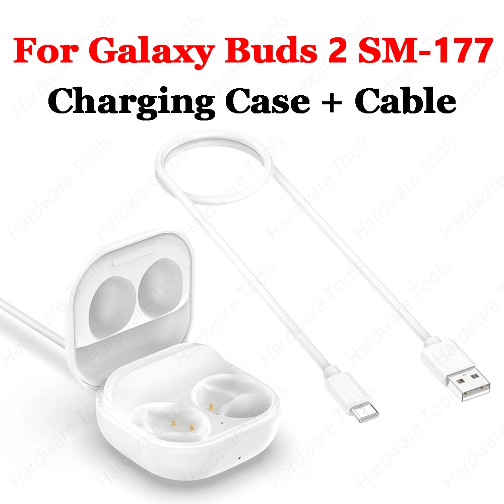 Wymienna skrzynka ładująca do Samsung Galaxy Buds 2 SM-177 etui na ładowarkę z kablem do Galaxy Buds 2 SM-177