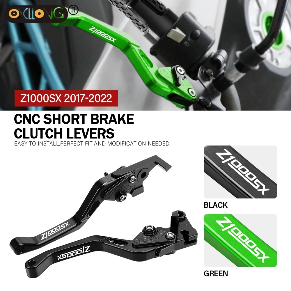 

CNC Aluminum Motorcycle Short Brake Clutch Levers Accessories Parts For Kawasaki Z1000SX 2017 2018 2019 2020 2021 2022