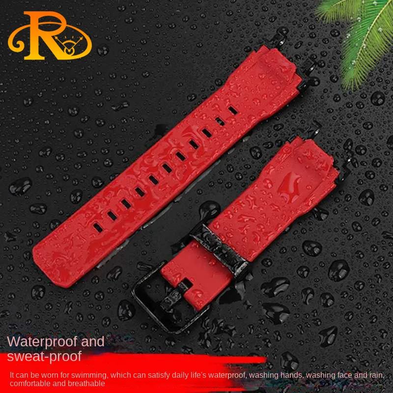 For Casio G-SHOCK MTG-B1000 G1000 MTGB1000 Fashion Durable Silicone watchband Concave port Men\'s Sports Rubber Watch Strap Belt