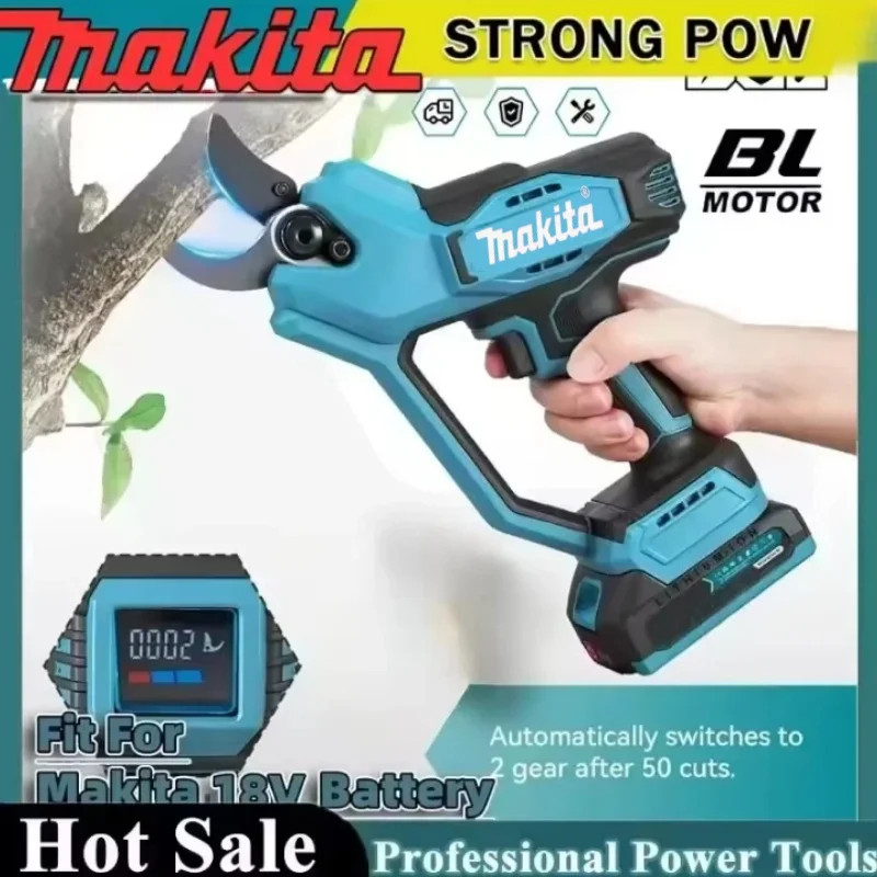 

Makita Brushless Electric Pruner Shear For Makita 18V Battery Cordless Tree Bonsai Pruning Scissors 18v Tool