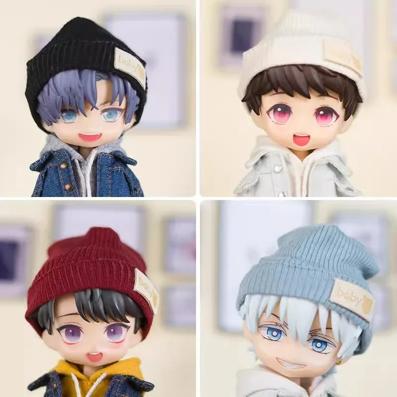 

Ob11 Fashion Solid Color Knit Hat Doll Clothes Accessories For Obitsu11, Molly, Ob11, Molly, Gsc, 1/12 1/8 Bjd Doll