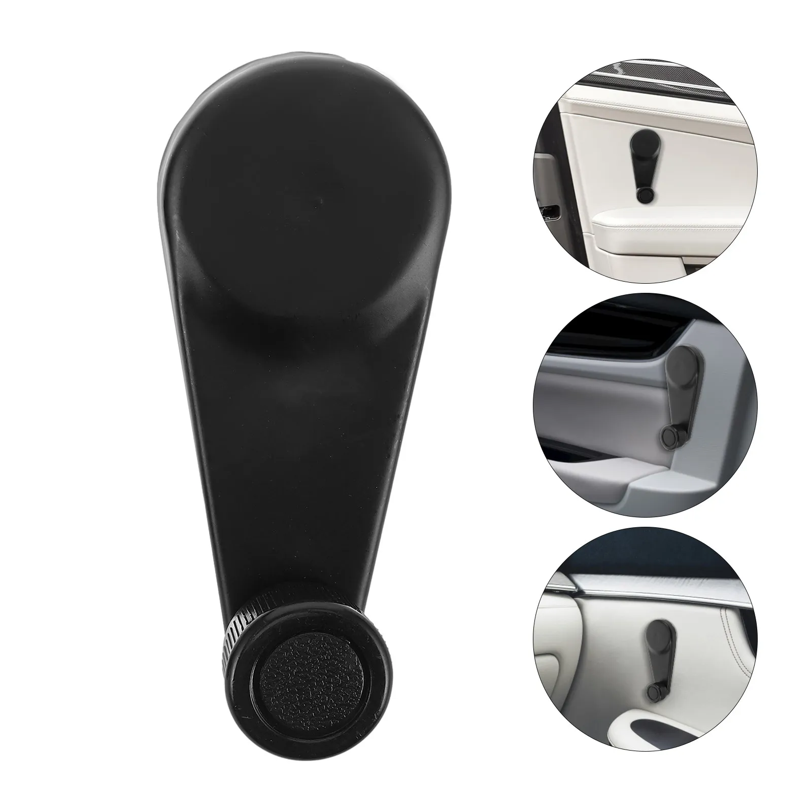 

2Pcs Car Window Crank Handle Universal Replacement Metal Winder Smooth Operation Automotive Car Window Riser Door Wagon
