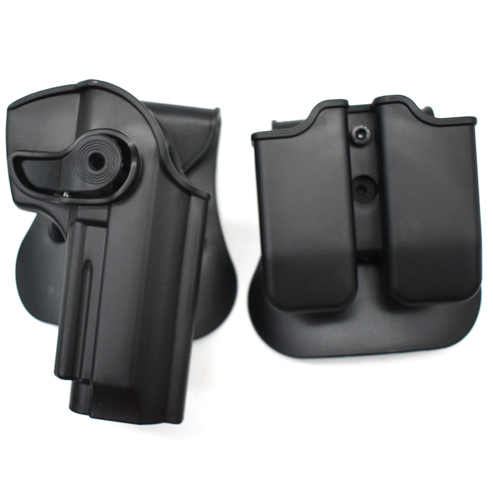 Tactische M9 Holster Riem Taille Holster Dubbel Zakje m9 92 96 Jacht schieten Accessoire dubbele stapel zakje