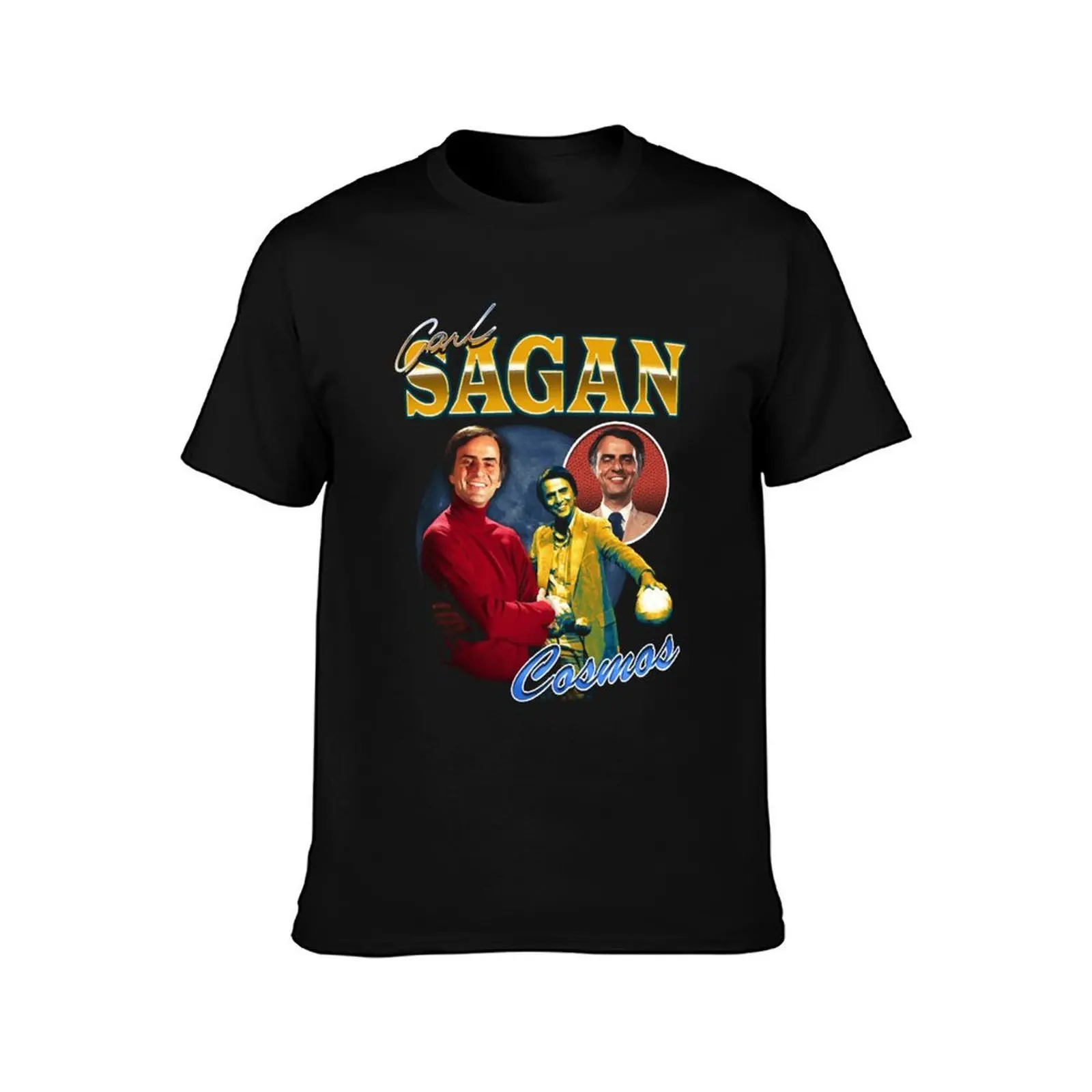 Carl Sagan T-Shirt black cotton t-shirt plain for man package cotton t shirt pack T-Shirt